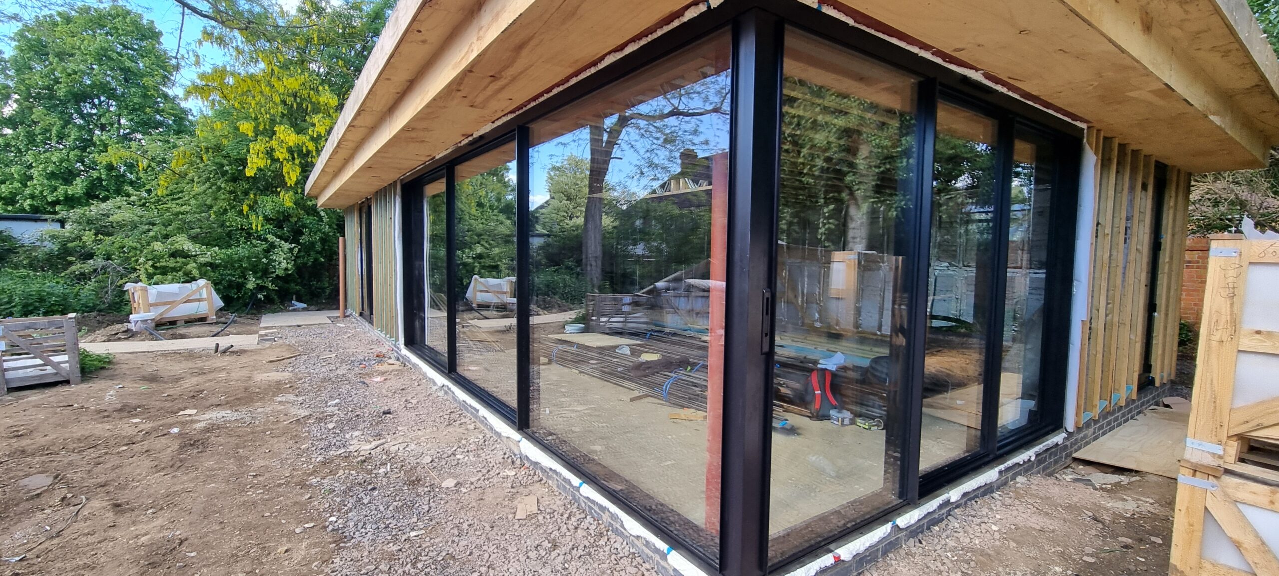 Leo Windows installation team at work in South West London